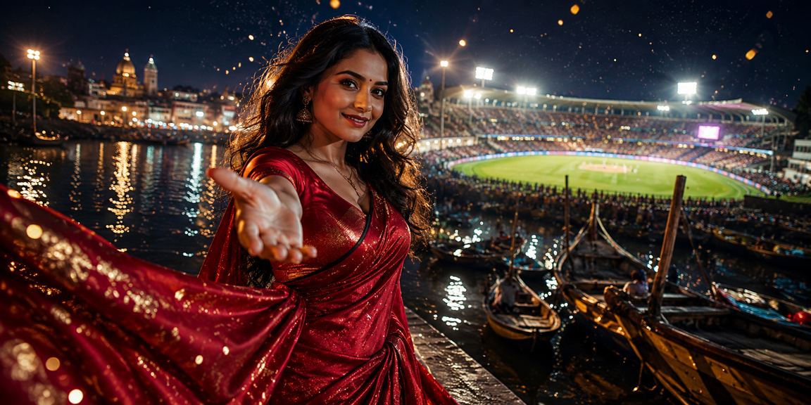 বগুড়ায় শাড়ি পরিহিত নারী ক্রিকেট বেটিং ও স্পোর্টস উপভোগ করছেন